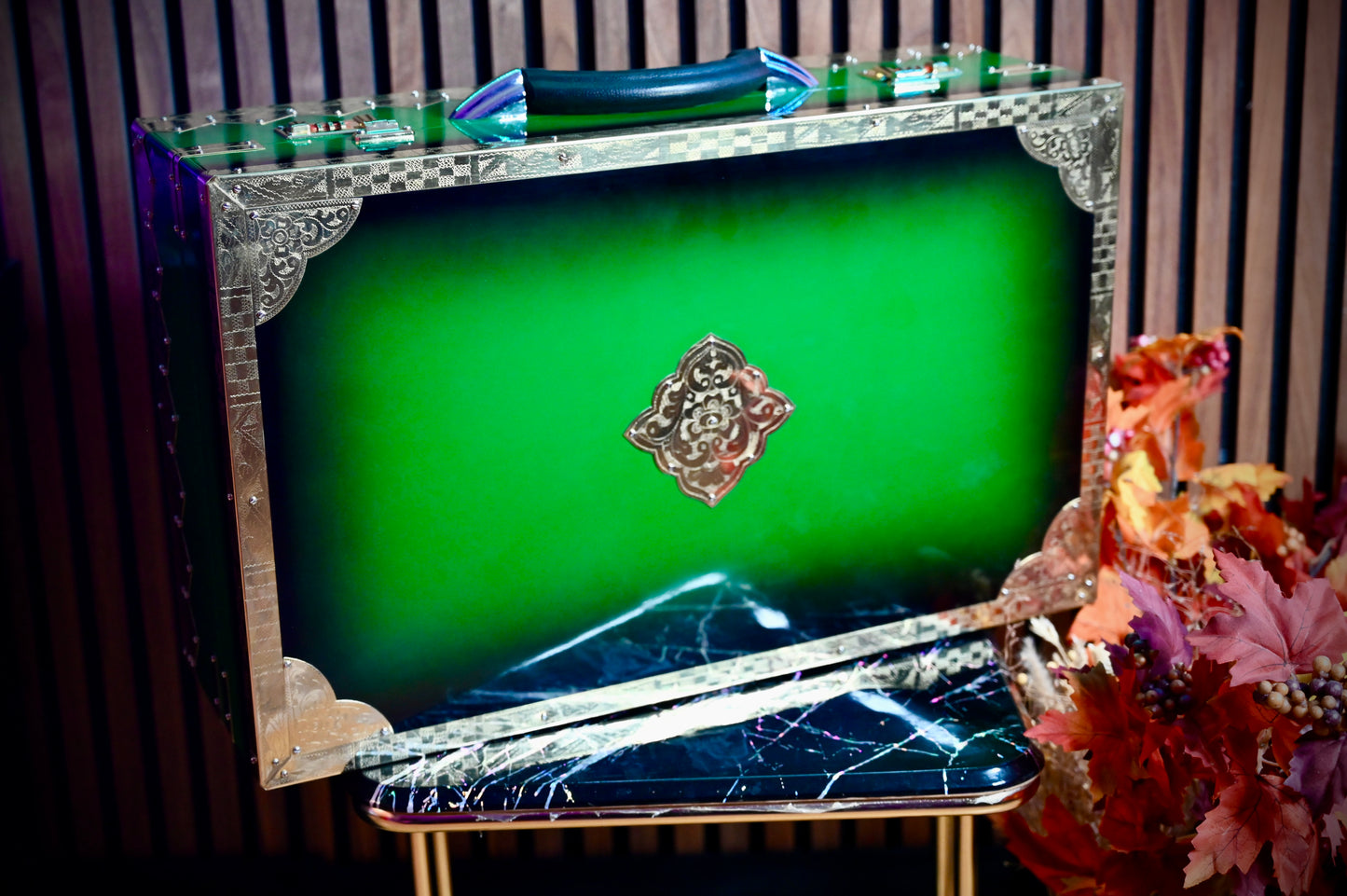 Dark Green 2X Harmonium — Mahli Sound Style | Handcrafted by Jamal Music Store