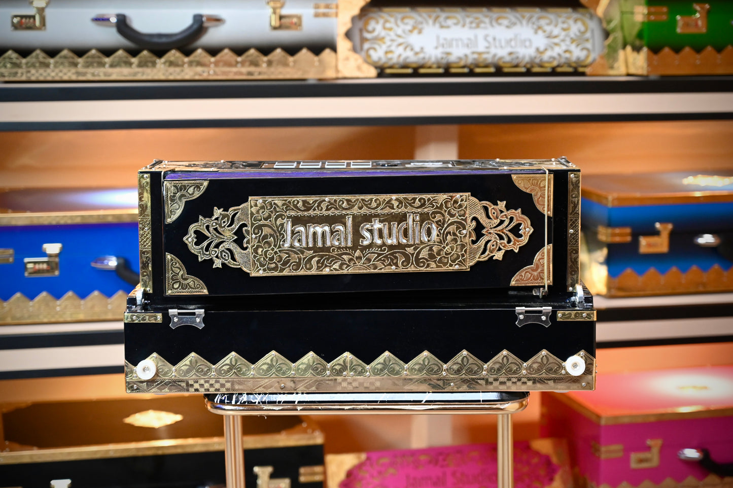 Royal Black 2X Harmonium + Sampler 792 Taals – Heavy Sound Edition