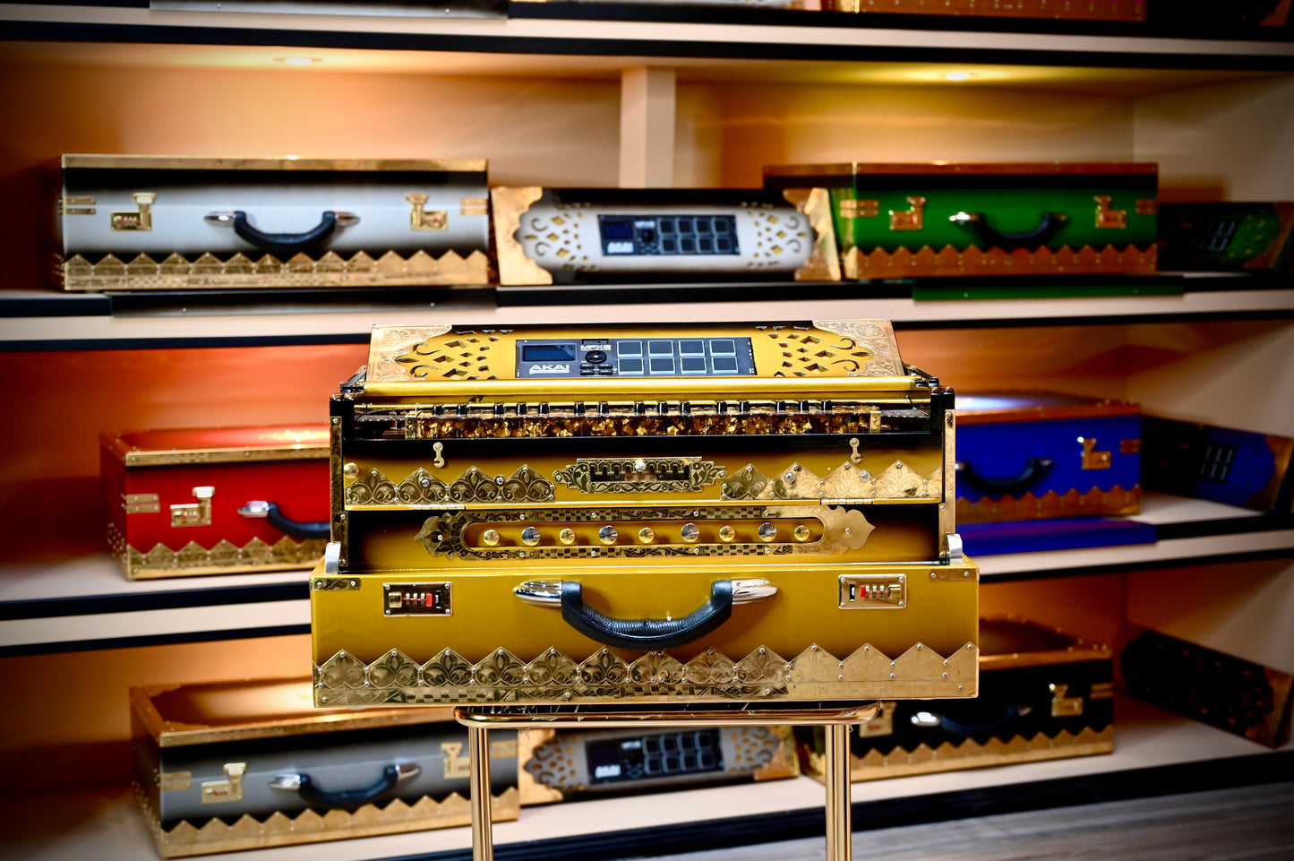 Premium Golden Dark Harmonium X – Ultimate 999 Taals Collection