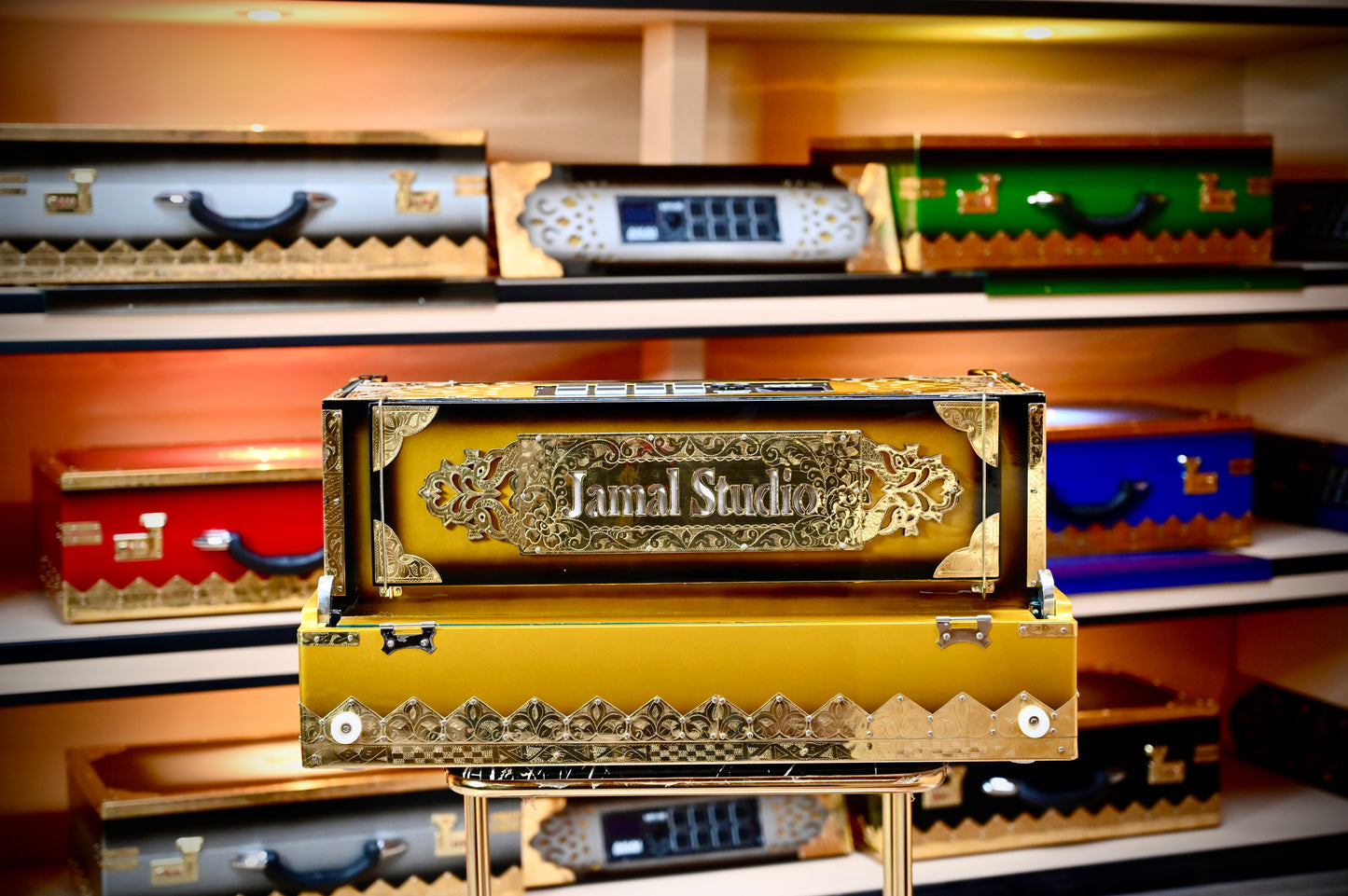Premium Golden Dark Harmonium X – Ultimate 999 Taals Collection