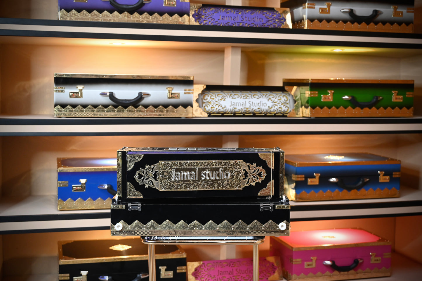 Royal Black 2X Harmonium + Sampler 792 Taals – Heavy Sound Edition
