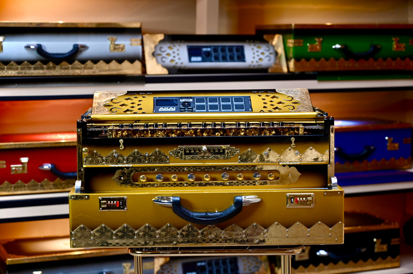 Premium Golden Dark Harmonium X – Ultimate 999 Taals Collection