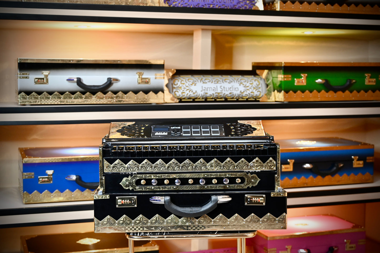 Royal Black 2X Harmonium + Sampler 792 Taals – Heavy Sound Edition