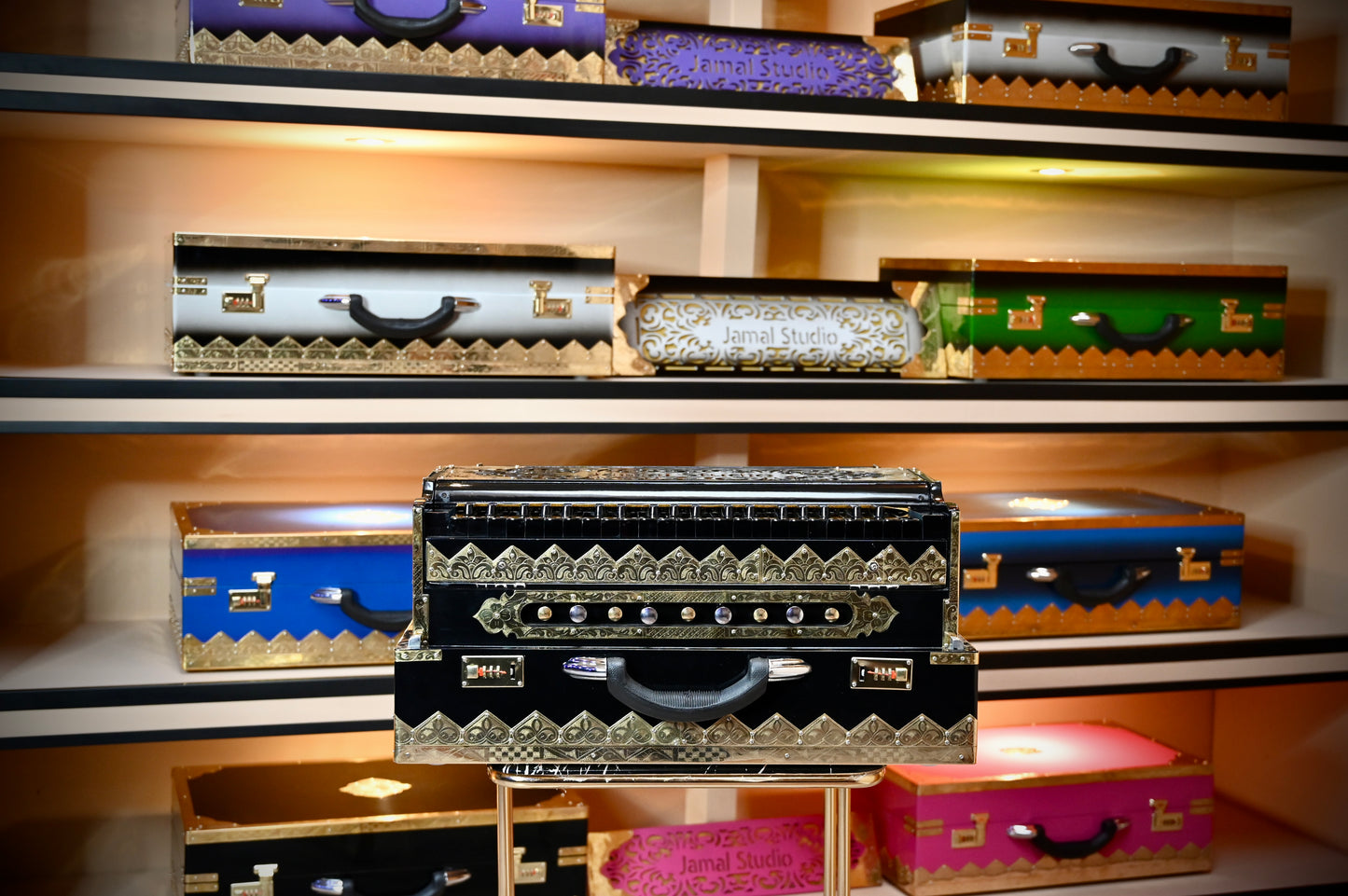 Royal Black 2X Harmonium + Sampler 792 Taals – Heavy Sound Edition
