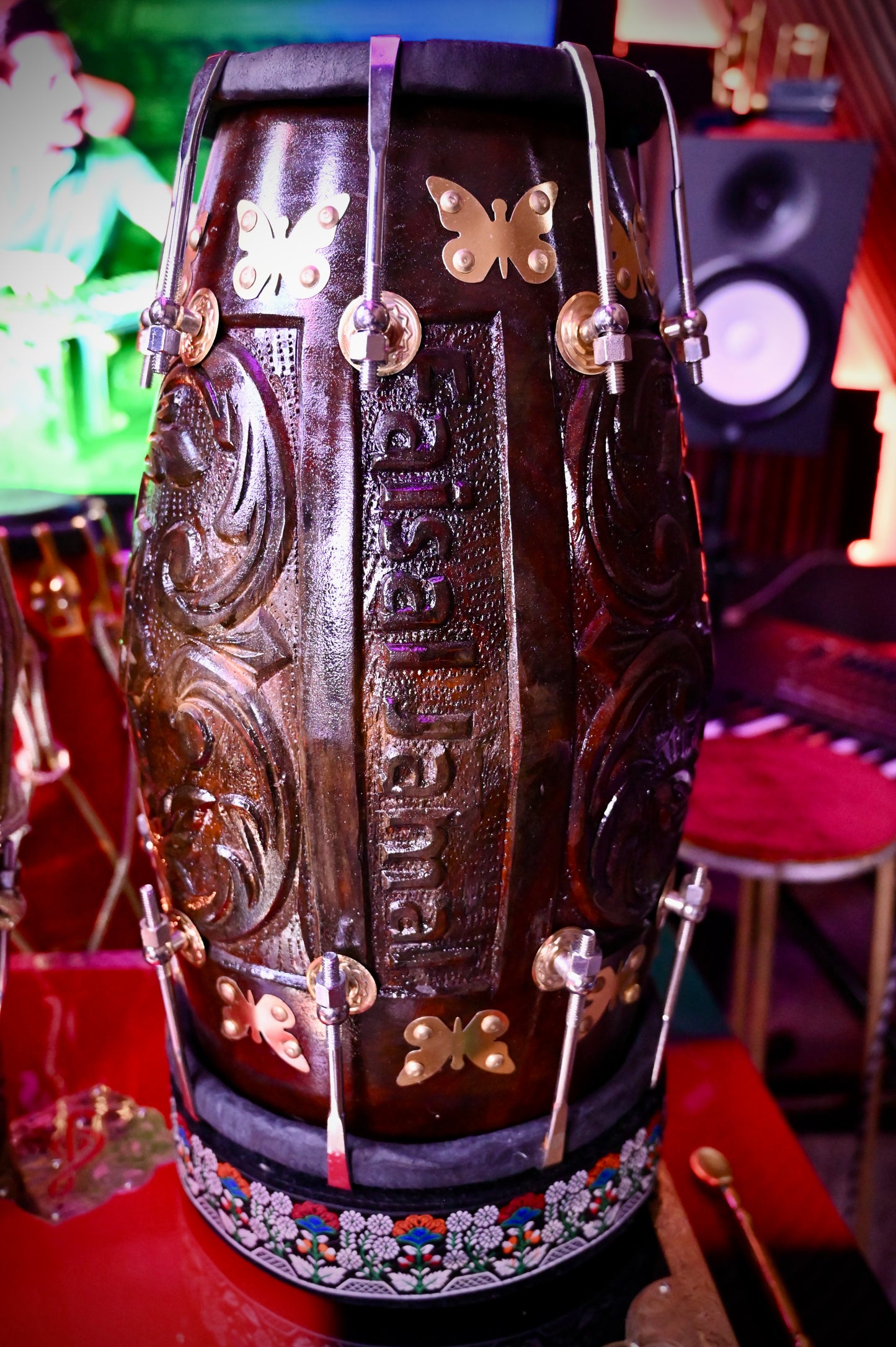 The Darkwood Majesty – Handmade Dholak by Jamal Music Store