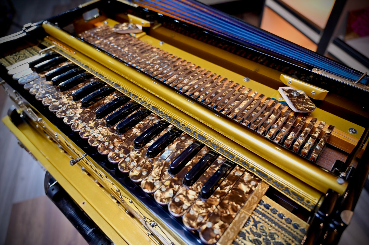 Premium Golden Dark Harmonium X – Ultimate 999 Taals Collection