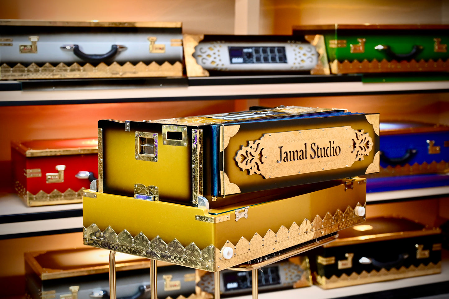 Premium Golden Dark Harmonium X – Ultimate 999 Taals Collection