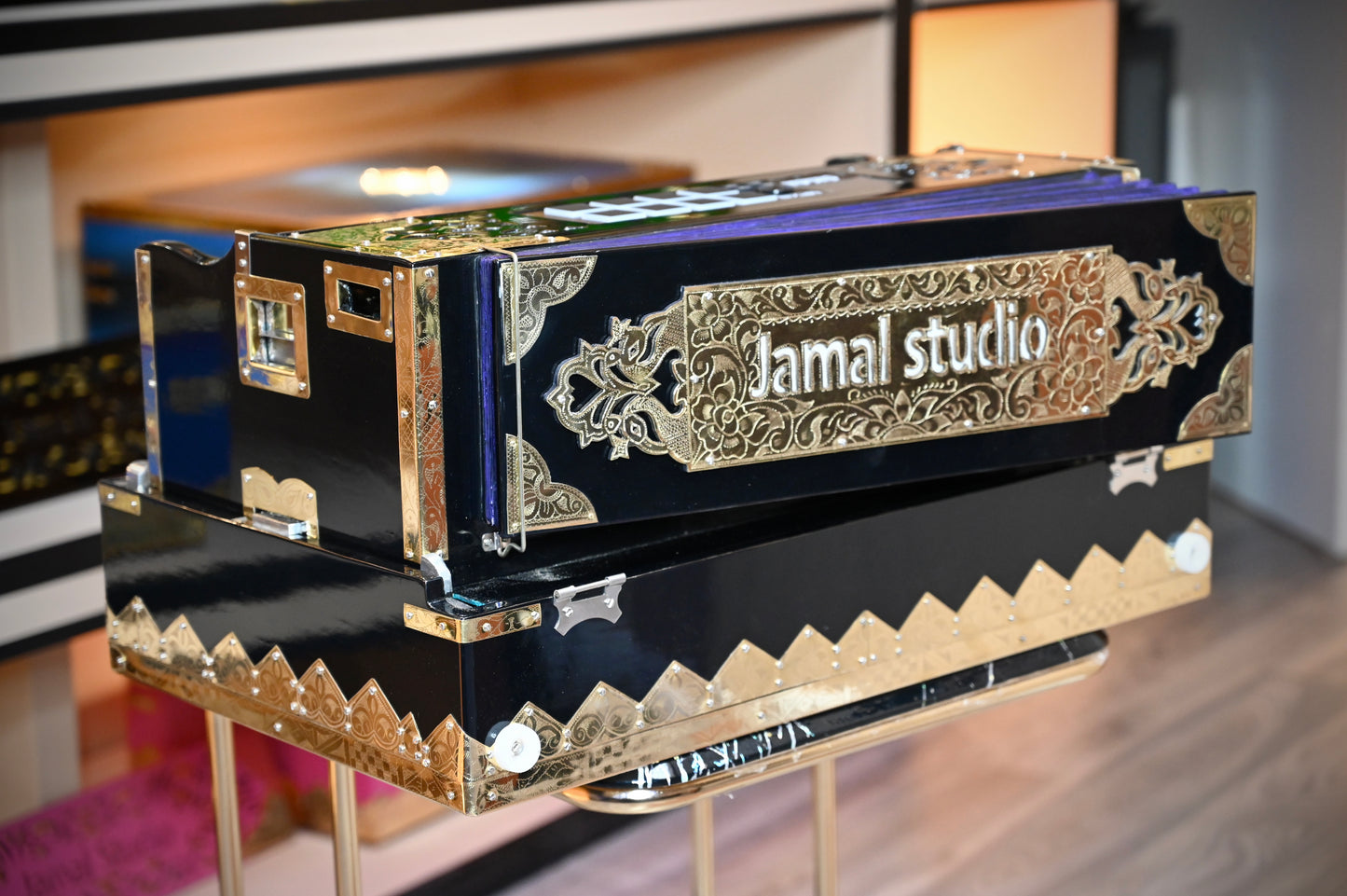 Royal Black 2X Harmonium + Sampler 792 Taals – Heavy Sound Edition