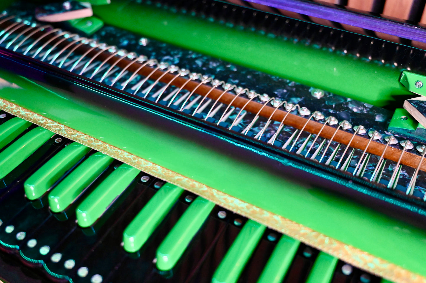 Dark Green 2X Harmonium — Mahli Sound Style | Handcrafted by Jamal Music Store