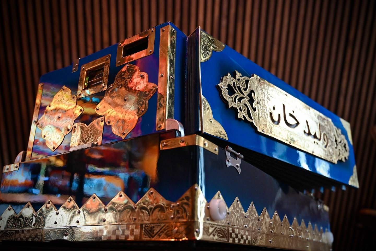 Dark Blue 5X Scale Changer Harmonium + Sampler