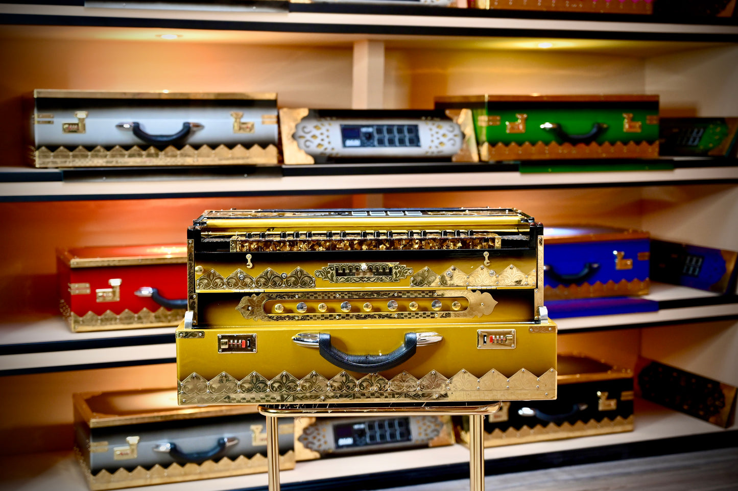 Premium Golden Dark Harmonium X – Ultimate 999 Taals Collection
