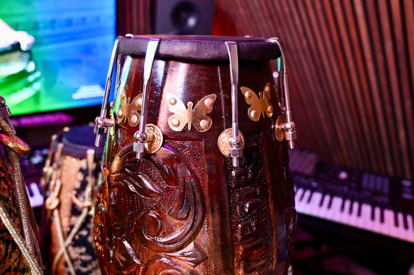 The Darkwood Majesty – Handmade Dholak by Jamal Music Store
