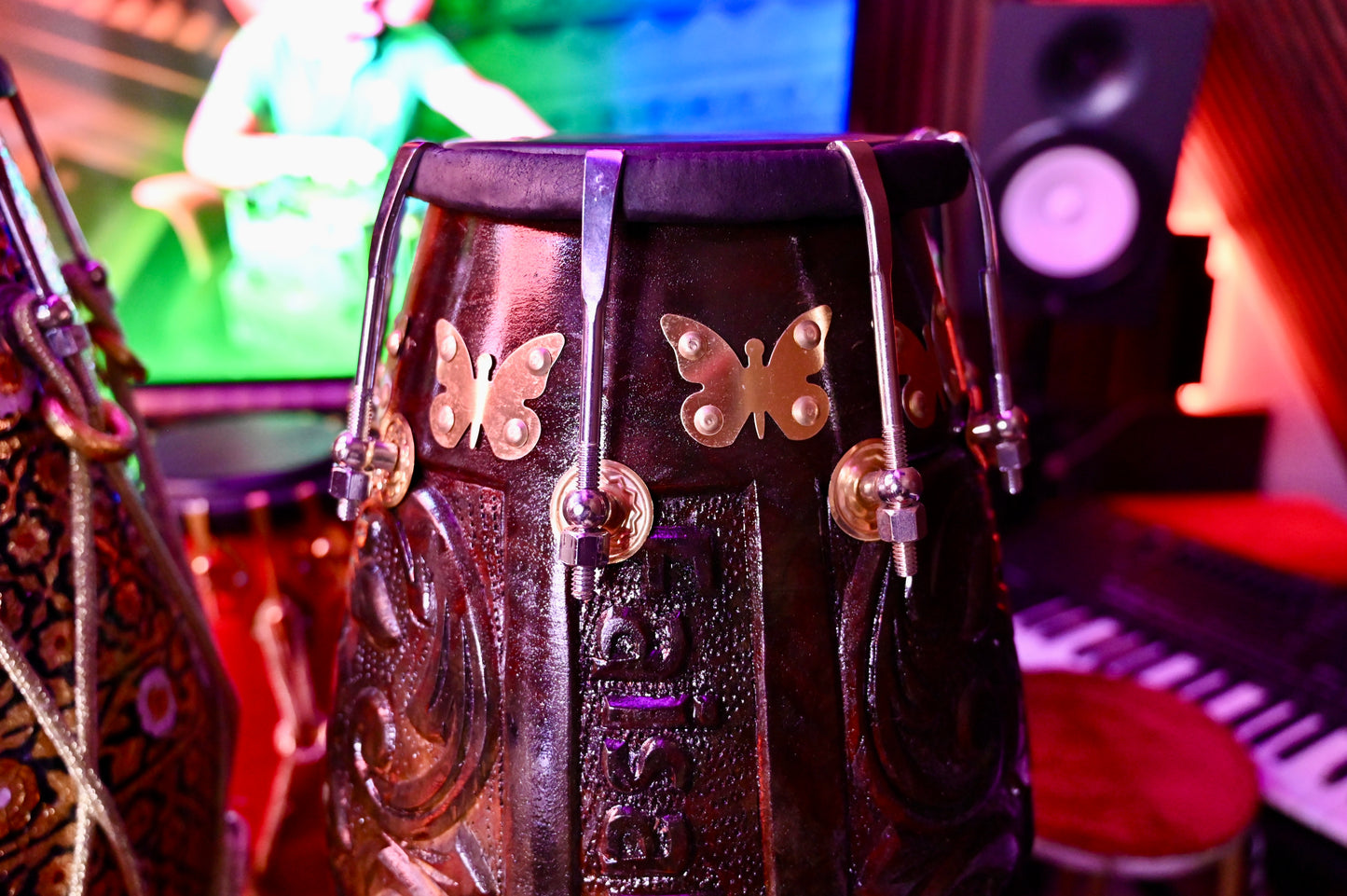 The Darkwood Majesty – Handmade Dholak by Jamal Music Store