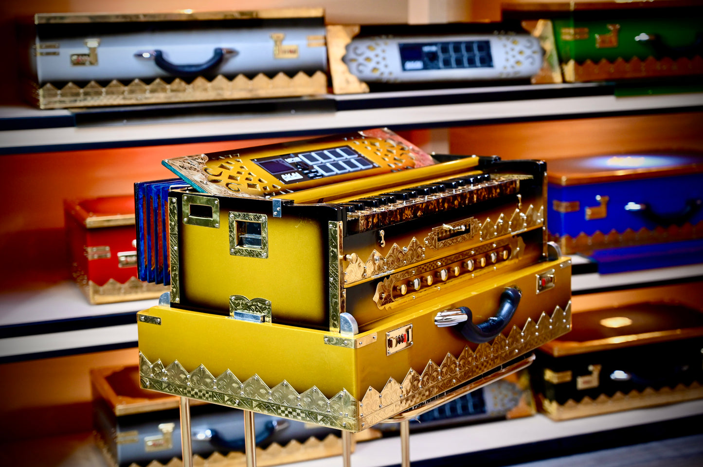 Premium Golden Dark Harmonium X – Ultimate 999 Taals Collection