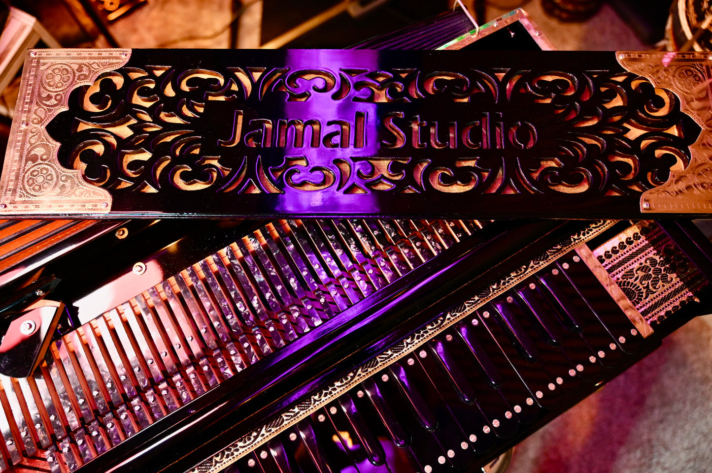 Royal Black Gold Harmonium – 3X 9 Reed Handmade Edition