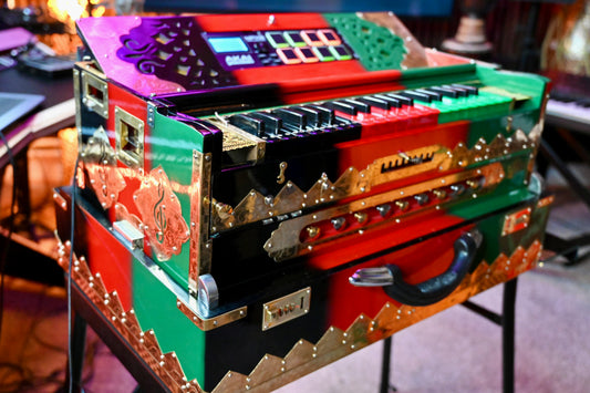 Handmade 5-Line Harmonium by Jamal Music Store – Afghan Soul in Every Note 🇦🇫