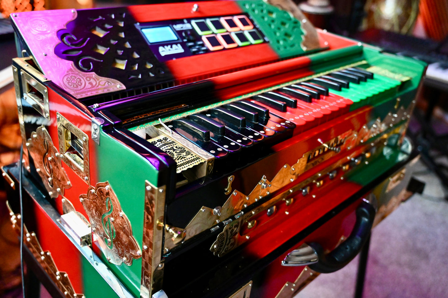 Handmade 5-Line Harmonium by Jamal Music Store – Afghan Soul in Every Note 🇦🇫