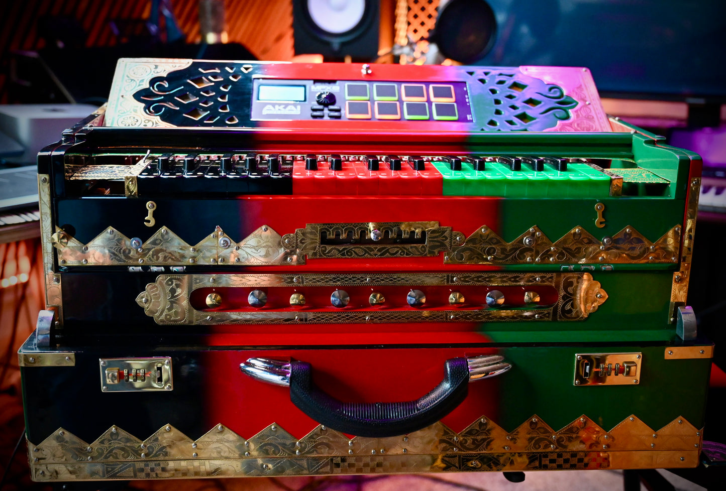 Handmade 5-Line Harmonium by Jamal Music Store – Afghan Soul in Every Note 🇦🇫