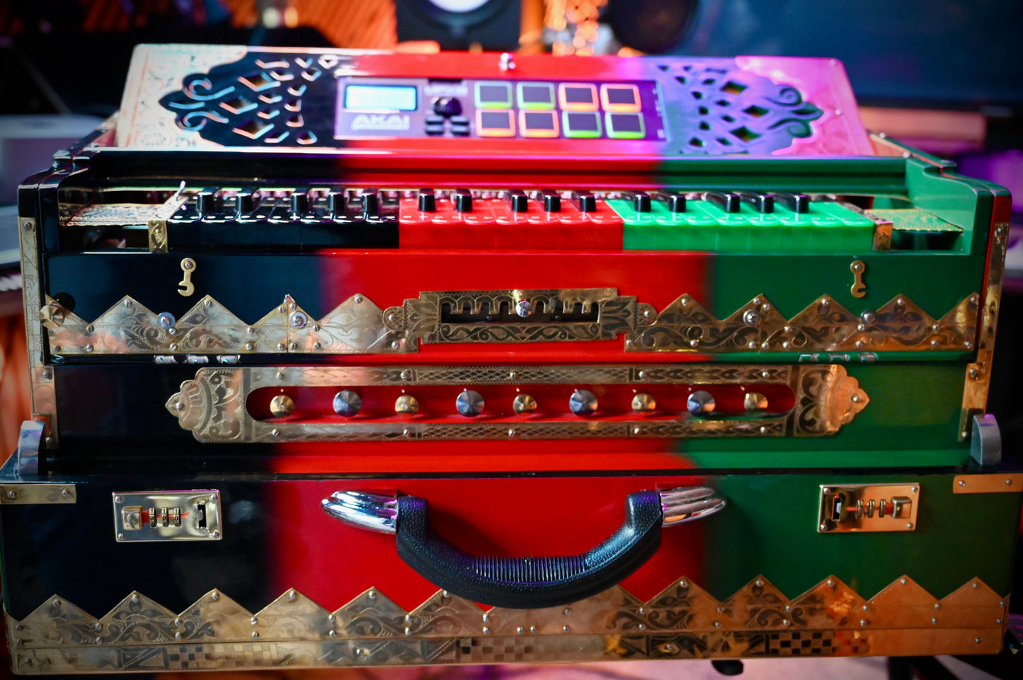 Handmade 5-Line Harmonium by Jamal Music Store – Afghan Soul in Every Note 🇦🇫