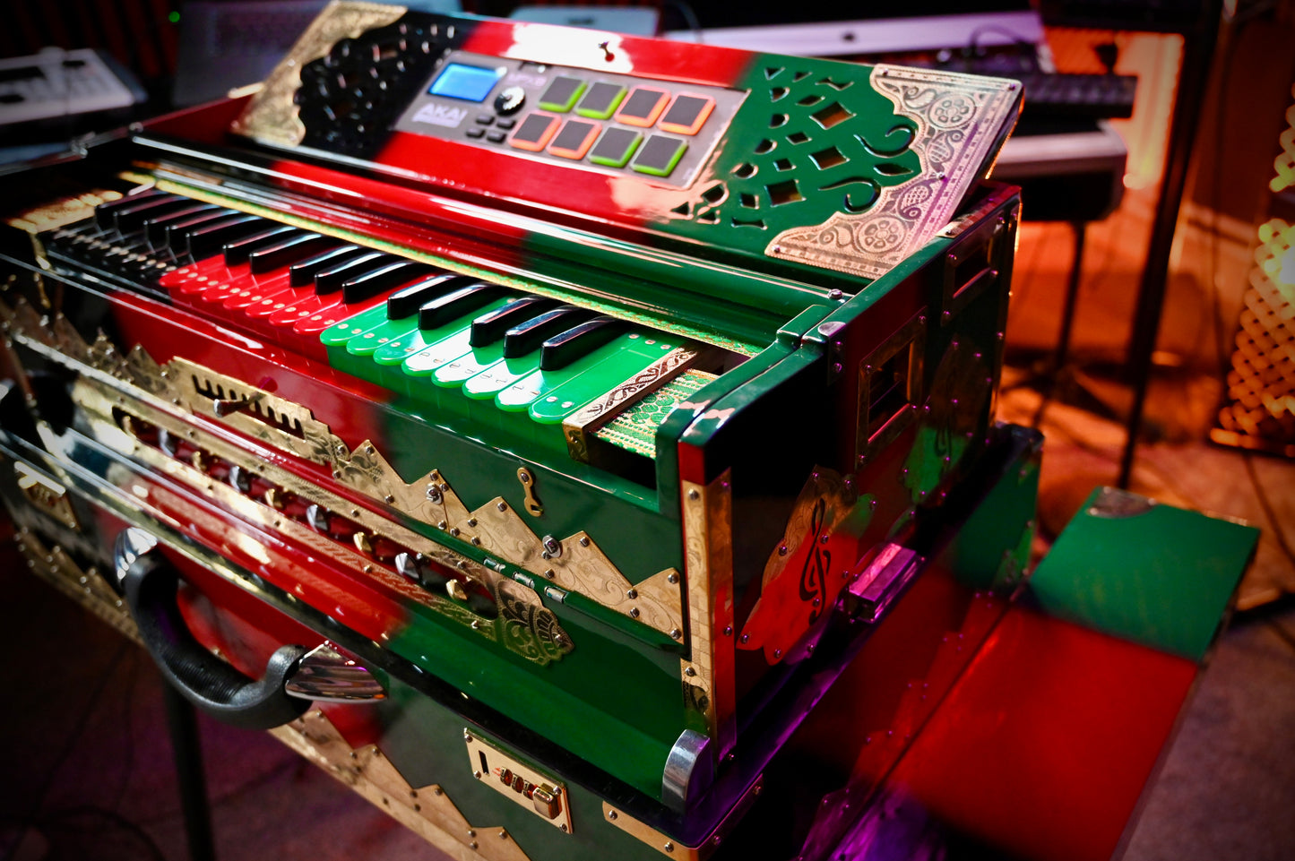 Handmade 5-Line Harmonium by Jamal Music Store – Afghan Soul in Every Note 🇦🇫
