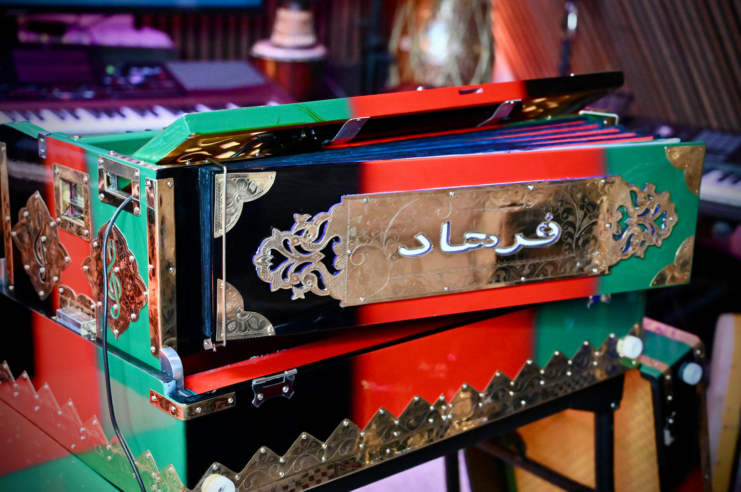 Handmade 5-Line Harmonium by Jamal Music Store – Afghan Soul in Every Note 🇦🇫