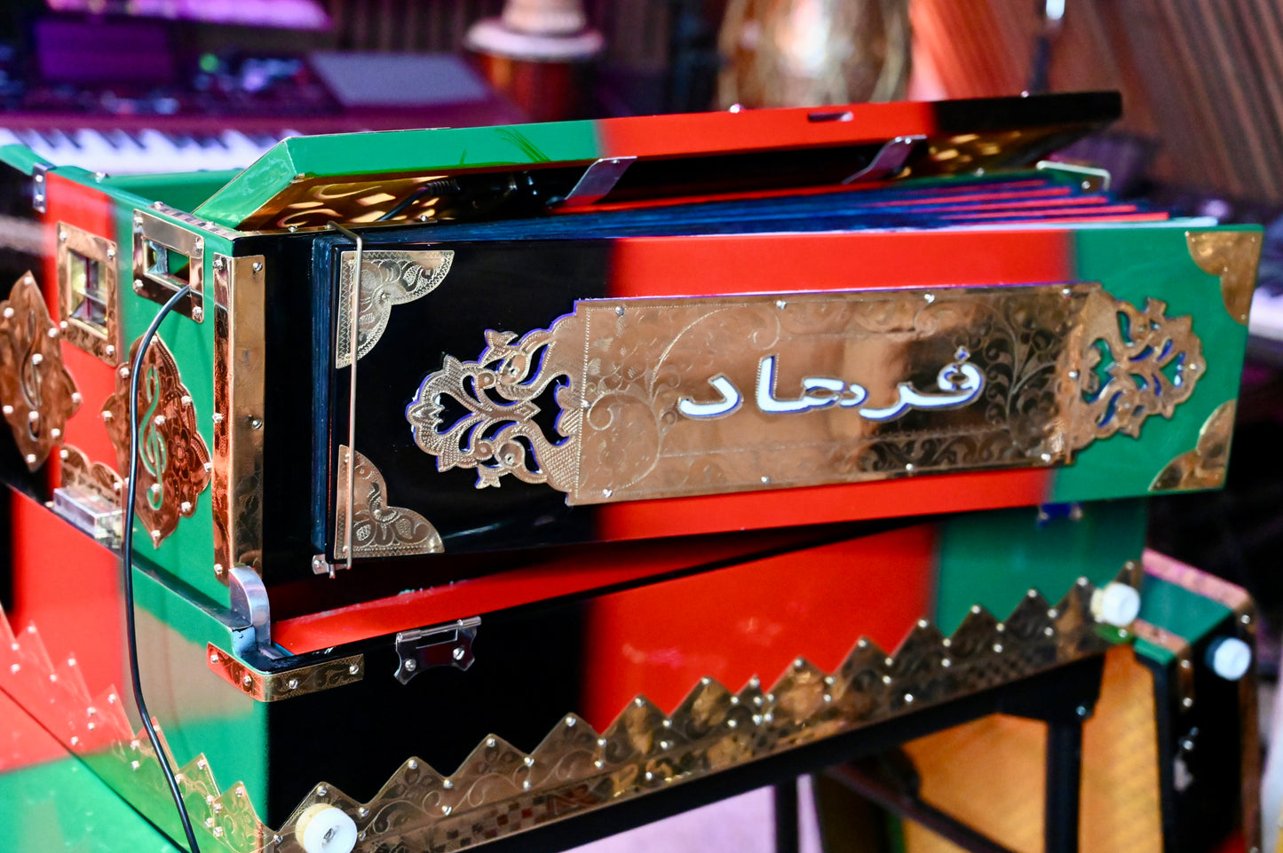 Handmade 5-Line Harmonium by Jamal Music Store – Afghan Soul in Every Note 🇦🇫