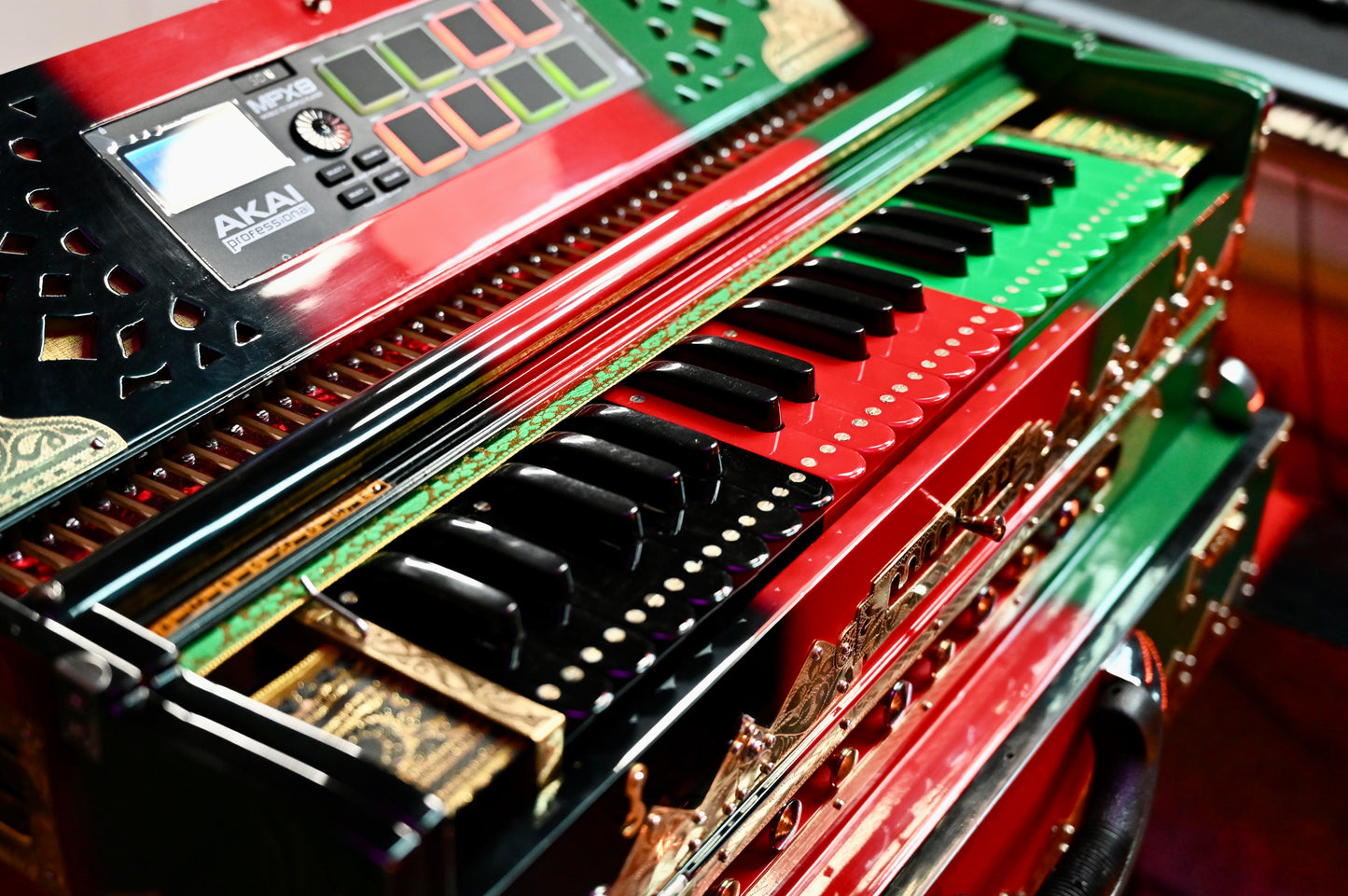 Handmade 5-Line Harmonium by Jamal Music Store – Afghan Soul in Every Note 🇦🇫