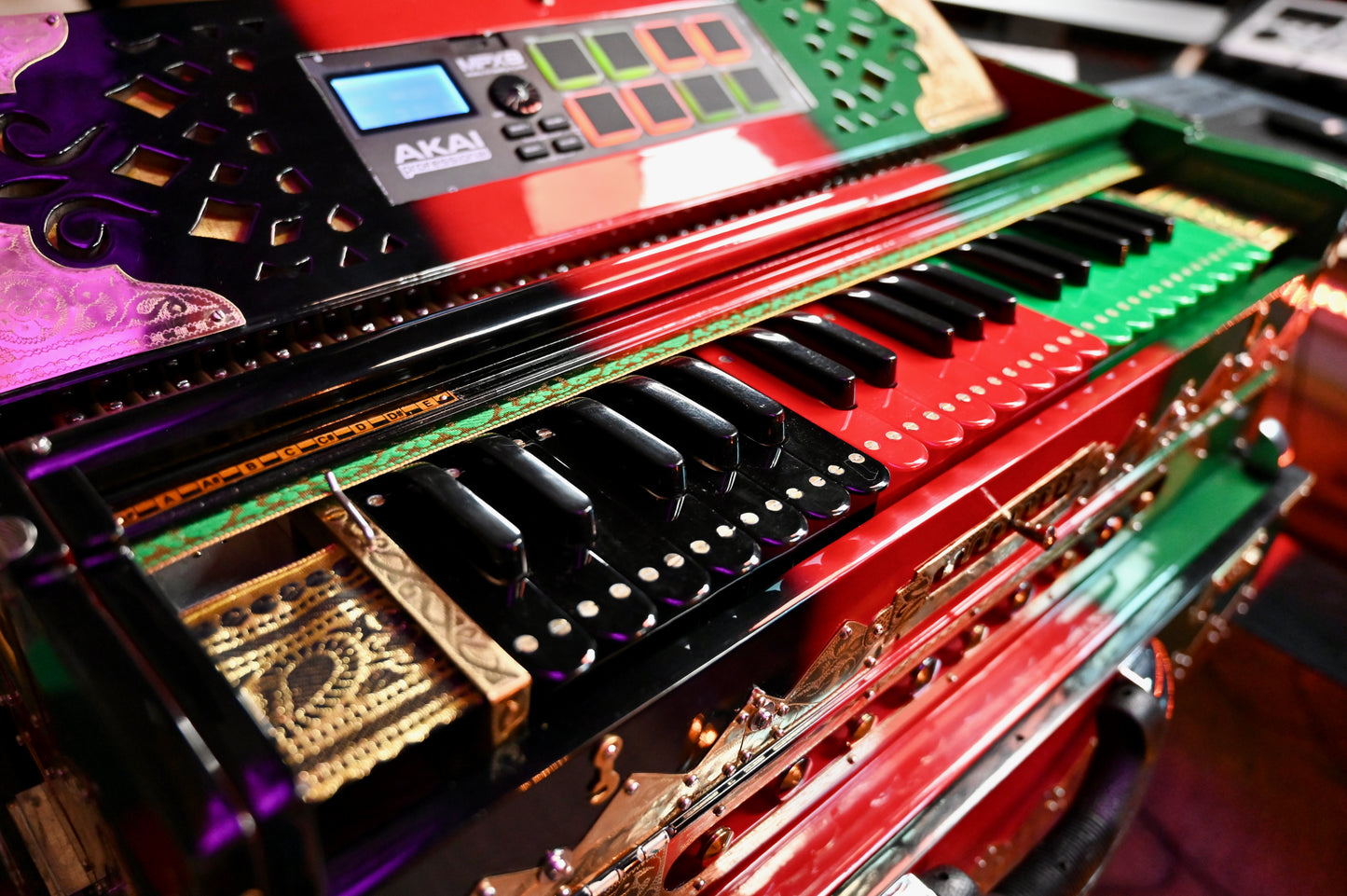 Handmade 5-Line Harmonium by Jamal Music Store – Afghan Soul in Every Note 🇦🇫