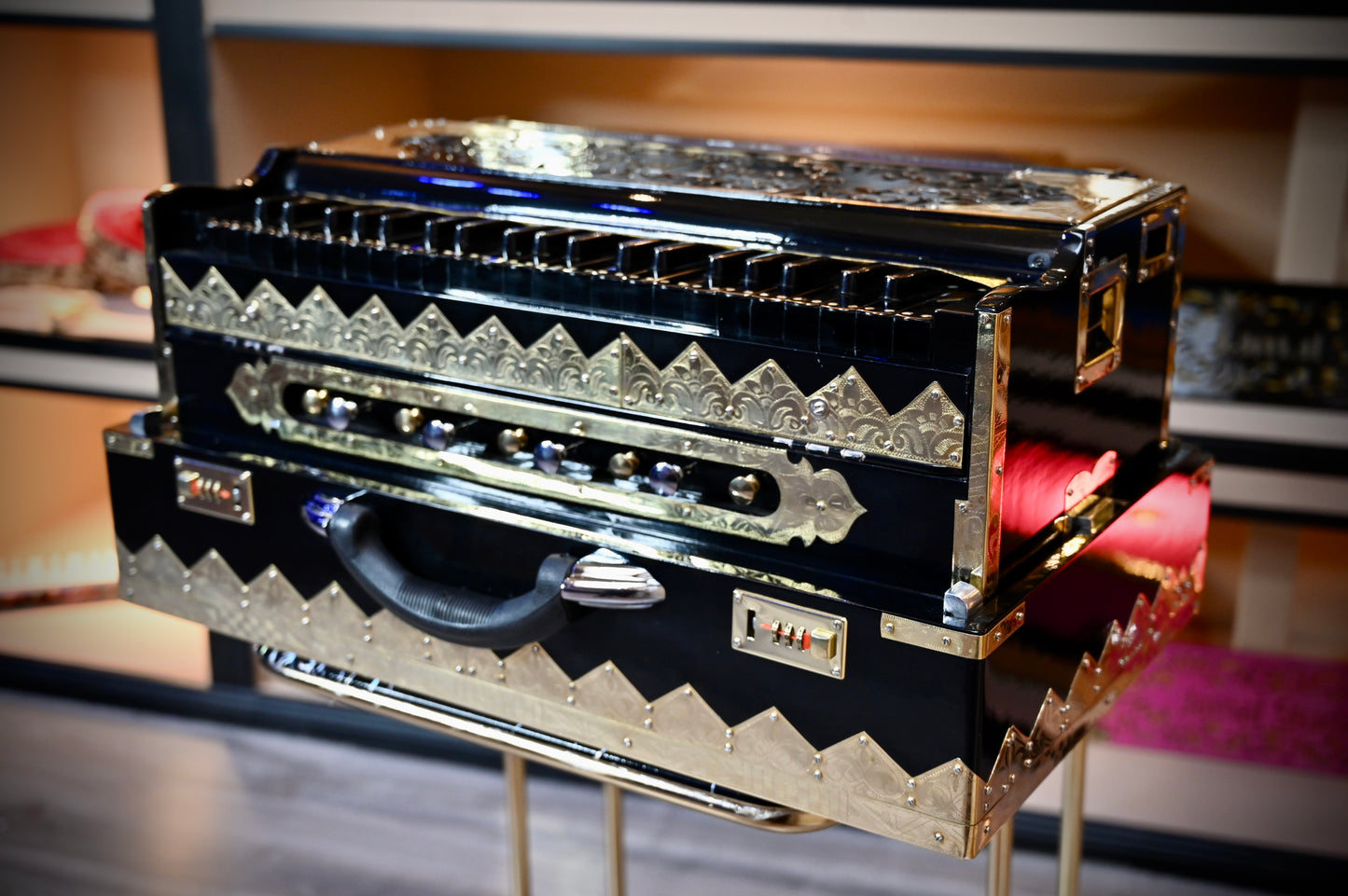 Royal Black 2X Harmonium + Sampler 792 Taals – Heavy Sound Edition