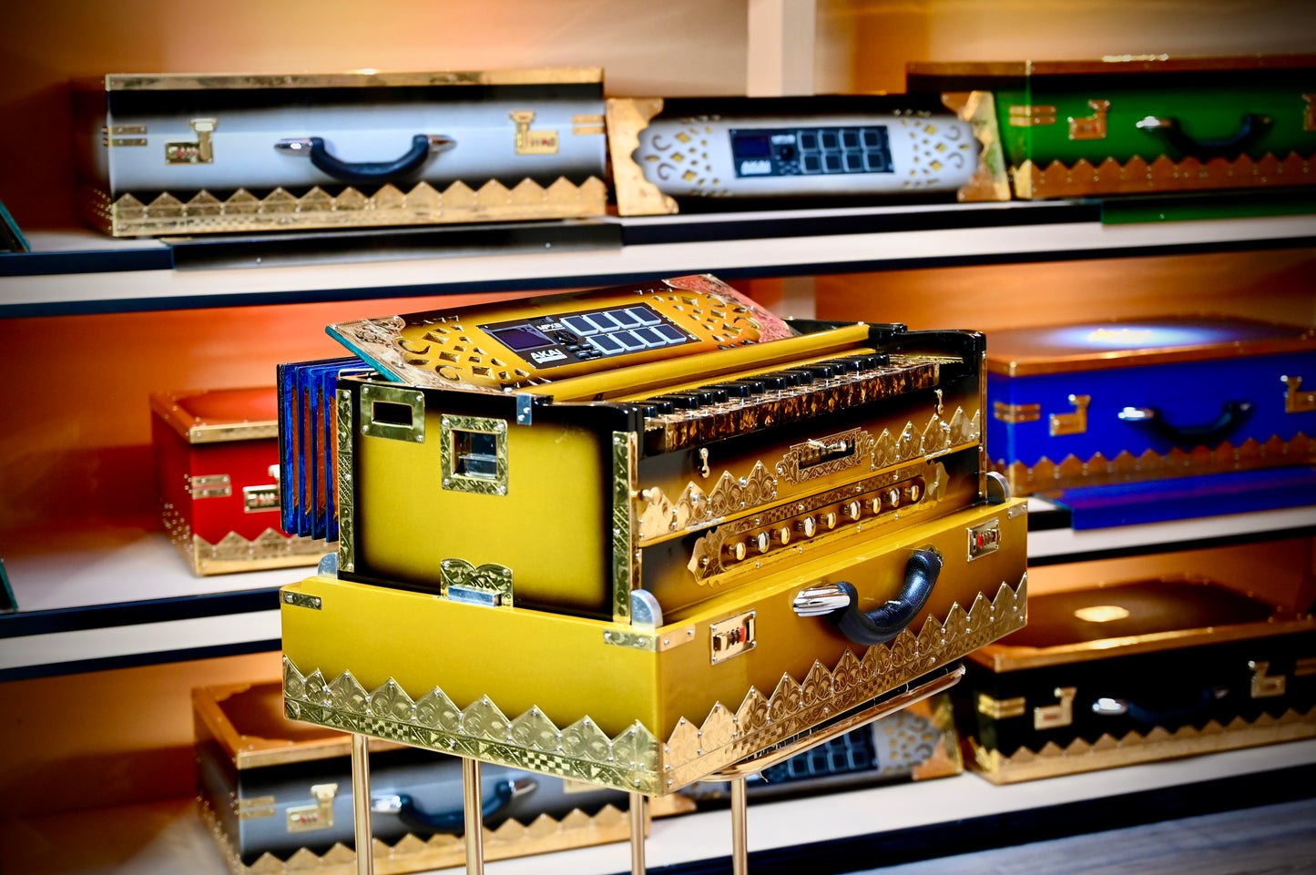 Premium Golden Dark Harmonium X – Ultimate 999 Taals Collection