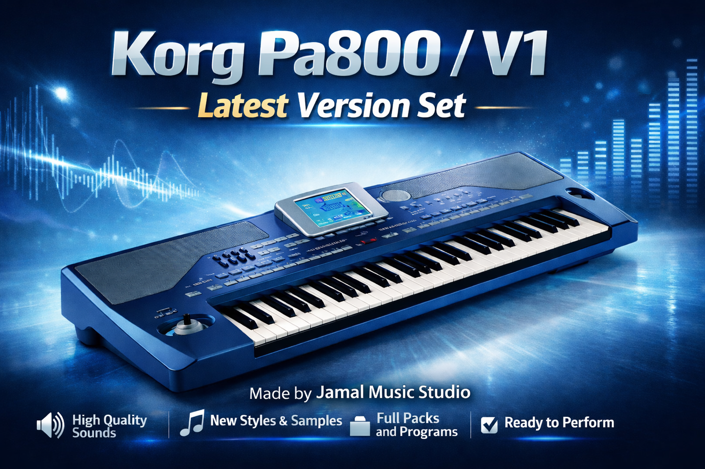 Korg Pa800 V1 Ultimate Set – Jamal Music Studio / Online download ￼