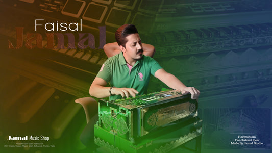 Dark Green 4X-Scale Changer Harmonium + Sampler