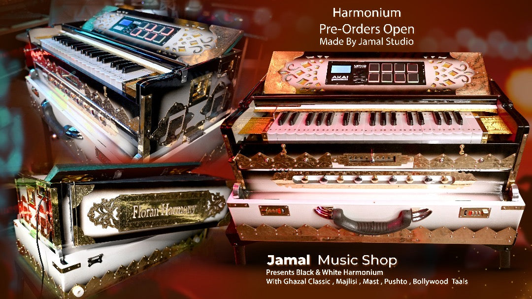Dark White 3X Scale Changer Harmonium + Sampler