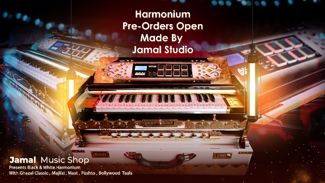Dark White 3X Scale Changer Harmonium + Sampler